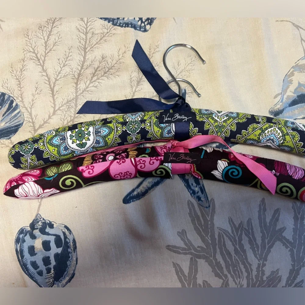 2 Padded Vera Bradley Hangers
